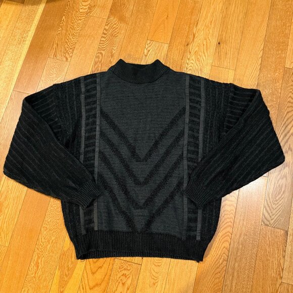 Bugle Boy Other - Bugle Boy Vintage Sweater Men's Made in Korea L Acrylic Geometric Pullover Crew